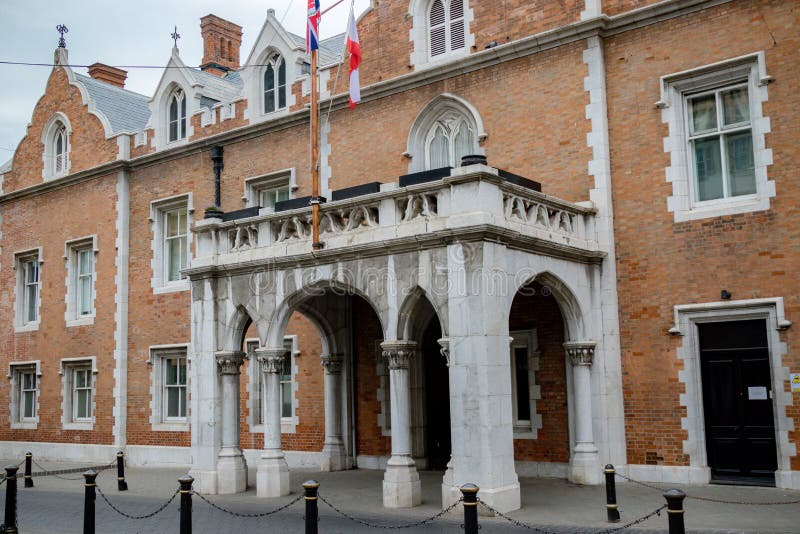 Le couvent, Main Street Gibraltar images libres de droits