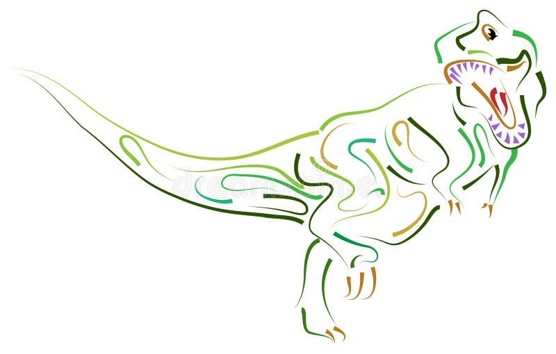 Le dinosaure illustration libre de droits Le dinosaure illustration libre de droits