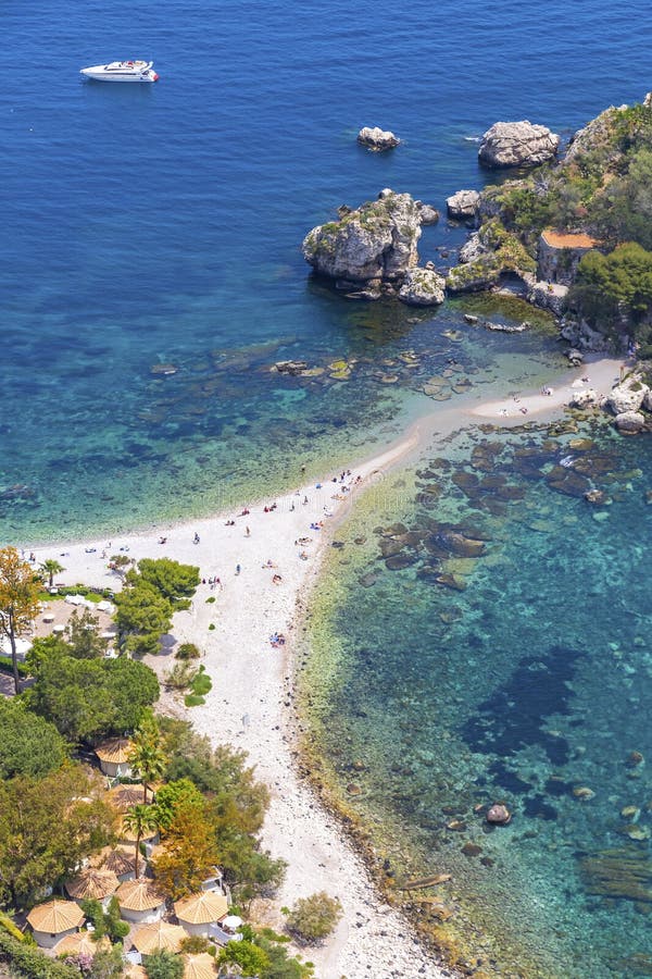 ?le et plage d'Isola Bella dans Taormina, Sicile, Italie photos stock ?le et plage d'Isola Bella dans Taormina, Sicile, Italie photos stock