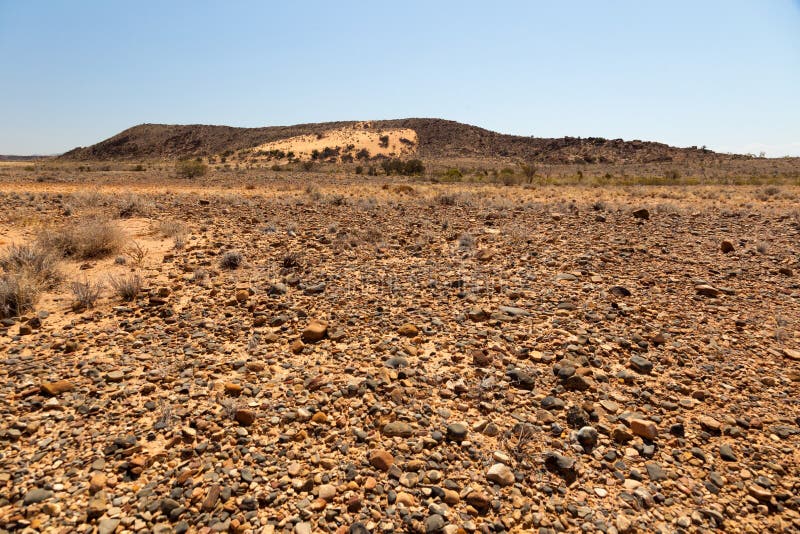Le Flinders s'étend paysage. Australie du sud. photographie stock Le Flinders s'étend paysage. Australie du sud. photographie stock
