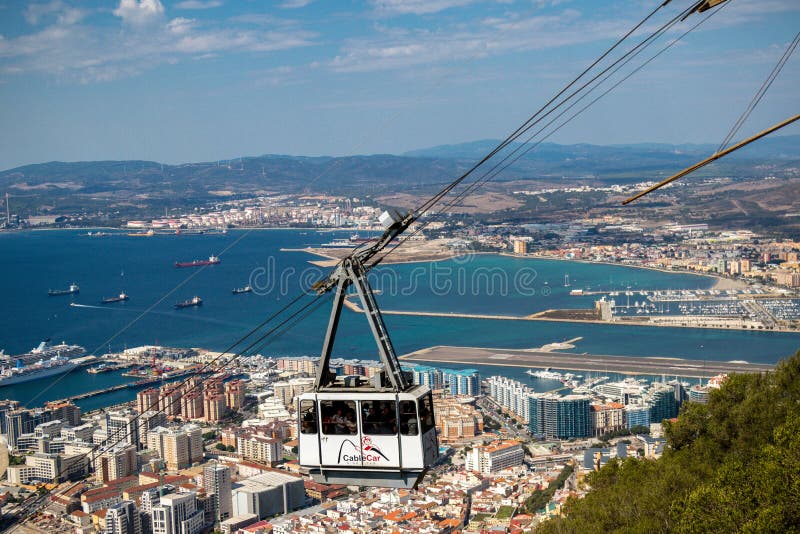 Le funiculaire du Gibraltar photos libres de droits