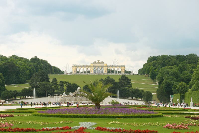 Le Gloriette à Vienne Autriche image stock Le Gloriette à Vienne Autriche image stock