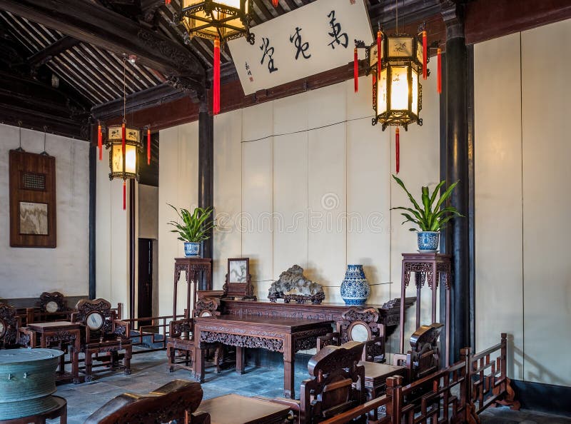 Le Hall de 10000 volumes, Suzhou, Chine photos stock Le Hall de 10000 volumes, Suzhou, Chine photos stock
