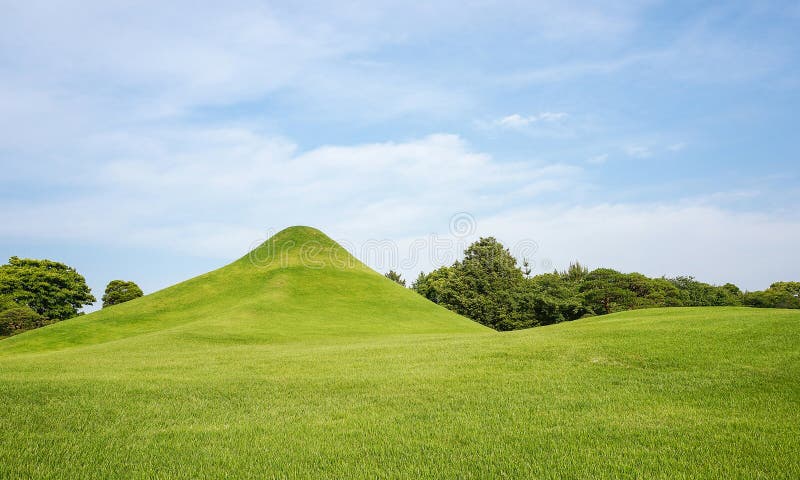 Le jardin de Suizenji est un jardin de paysage de style spacieux et japonais photo stock Le jardin de Suizenji est un jardin de paysage de style spacieux et japonais photo stock