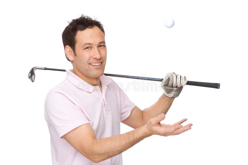 Le joueur de golf photographie stock Le joueur de golf photographie stock