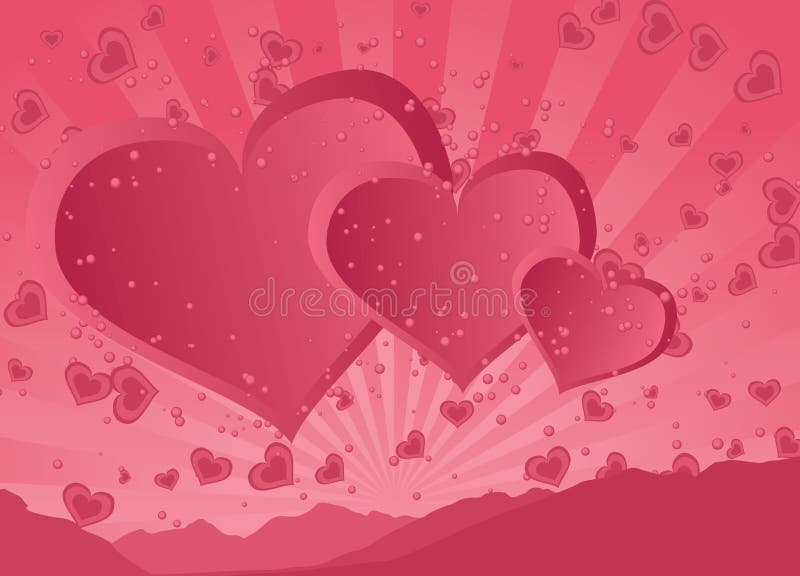 Le jour heureux de Valentine illustration stock