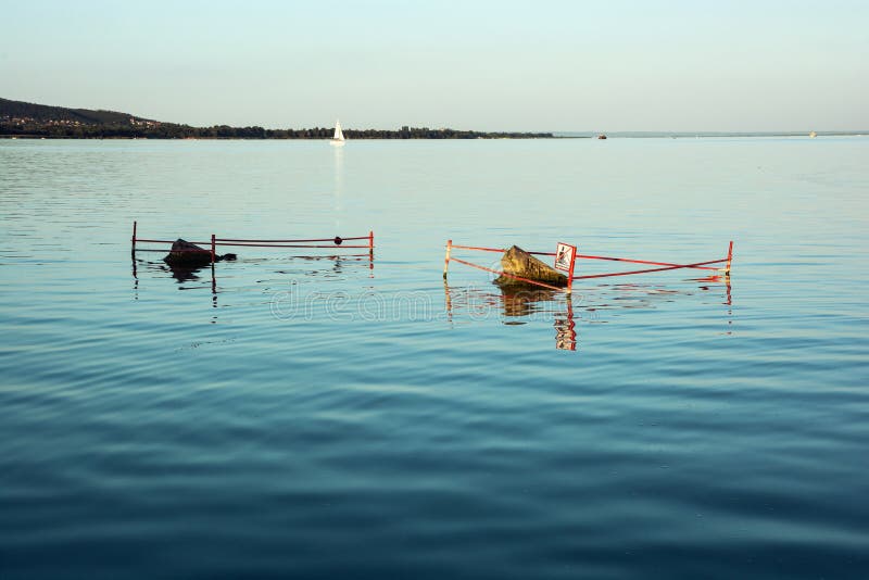 Le Lac Balaton, Hongrie, l'Europe photographie stock libre de droits Le Lac Balaton, Hongrie, l'Europe photographie stock libre de droits