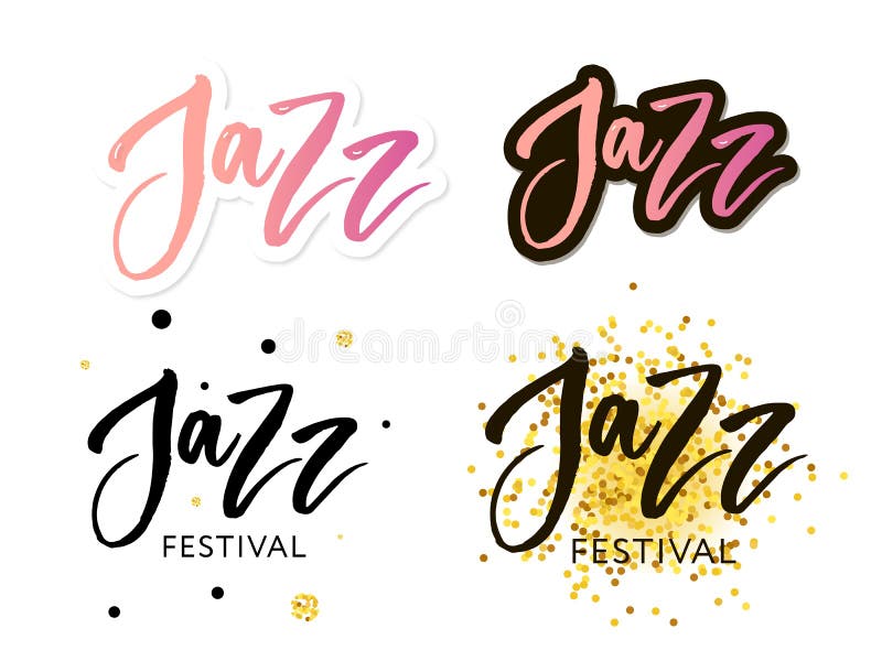 Le lettrage tiré par la main cite au sujet des collections de festival de jazz d'isolement sur le fond blanc Vecteur d'encre de b illustration de vecteur Le lettrage tiré par la main cite au sujet des collections de festival de jazz d'isolement sur le fond blanc Vecteur d'encre de b illustration de vecteur
