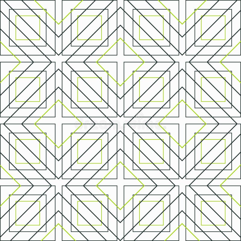 Le linee colorate ed i poligoni su un fondo bianco vector l'illustrazione