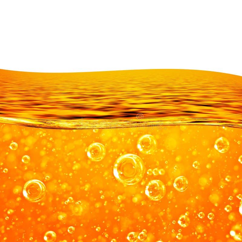 Download Le Liquide Coule Vague Orange, Mer, Bulles D'air En Gros Plan Image stock - Image du effervescence, cidre: 77152605