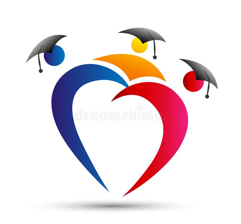 Le logo d'éducation, les gens, la célébration, étudiant de troisième cycle dans le logo en forme de coeur, éducation a reçu un di illustration de vecteur Le logo d'éducation, les gens, la célébration, étudiant de troisième cycle dans le logo en forme de coeur, éducation a reçu un di illustration de vecteur