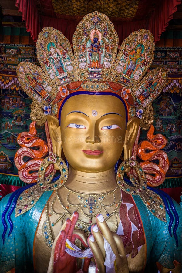 Le Maitreya Bouddha images libres de droits Le Maitreya Bouddha images libres de droits