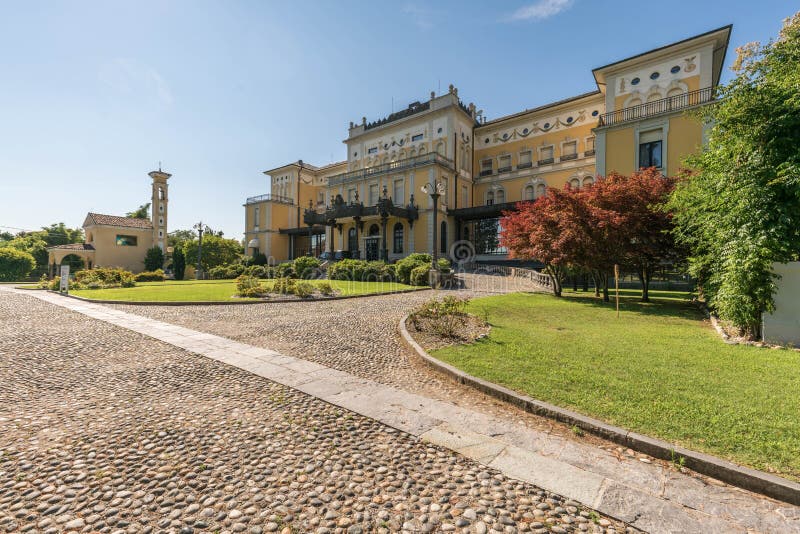 Le Manoir Italien Palace Hotel Exterior Panorama image stock Le Manoir Italien Palace Hotel Exterior Panorama image stock
