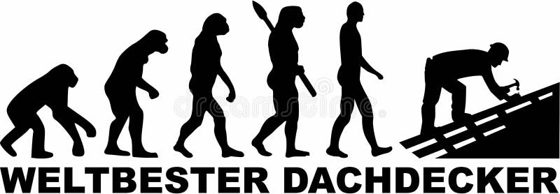 Le meilleur Roofer Evolution des mondes illustration de vecteur Le meilleur Roofer Evolution des mondes illustration de vecteur