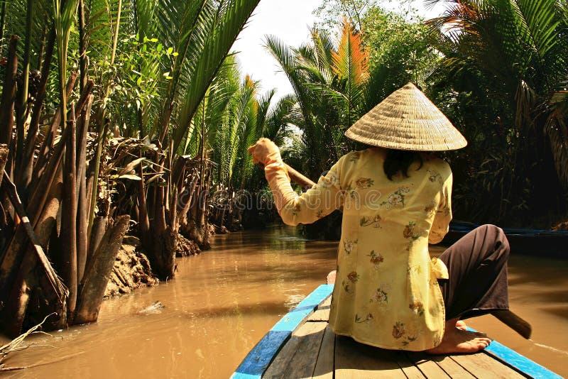 Le Mekong, Vietnam image libre de droits Le Mekong, Vietnam image libre de droits
