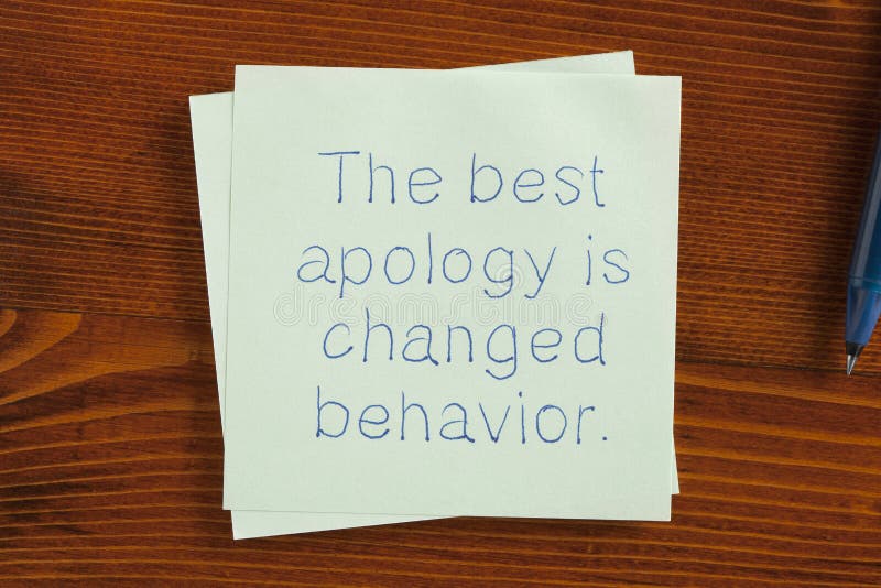 Le migliori scuse sono comportamento variabile scritto sulla nota