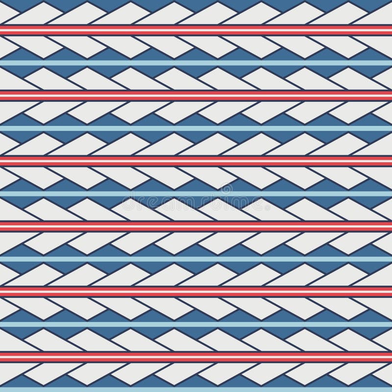 Le modèle sans couture de losange de triangles de vecteur ornementent maori, ethnique, Japon illustration stock Le modèle sans couture de losange de triangles de vecteur ornementent maori, ethnique, Japon illustration stock