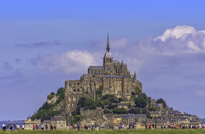 Le Mont Saint Michel - Normandia, Francia immagini stock libere da diritti Le Mont Saint Michel - Normandia, Francia immagini stock libere da diritti