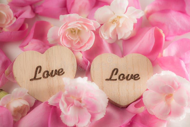 Le mot découpé sur la fleur illustrent le concept d'histoires d'amour photographie stock libre de droits Le mot découpé sur la fleur illustrent le concept d'histoires d'amour photographie stock libre de droits