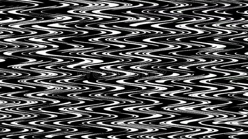 Le mouvement fluidify numérique de texture d'animation de Télévision scrum illustration libre de droits
