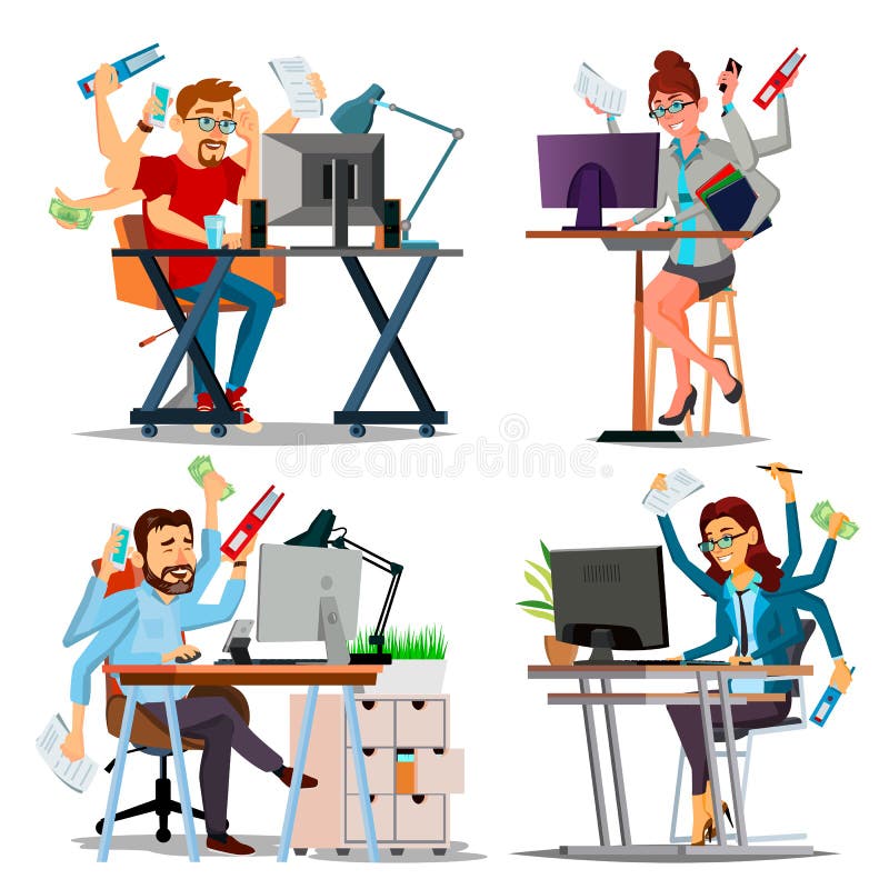 Le multiple charge le vecteur de concept d'affaires Placez la personne Beaucoup de mains faisant des tâches Métier professionnel illustration libre de droits Le multiple charge le vecteur de concept d'affaires Placez la personne Beaucoup de mains faisant des tâches Métier professionnel illustration libre de droits