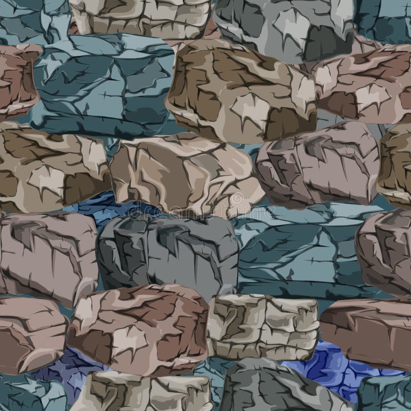 Le mur est fait de blocs en pierre Fond en pierre illustration stock Le mur est fait de blocs en pierre Fond en pierre illustration stock