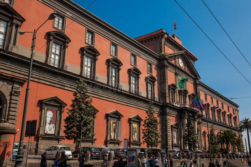 Le musée archéologique national de Naples images libres de droits Le musée archéologique national de Naples images libres de droits