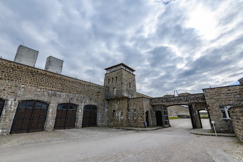 Le mémorial de camp de concentration mauthausen, l'Autriche photo libre de droits Le mémorial de camp de concentration mauthausen, l'Autriche photo libre de droits