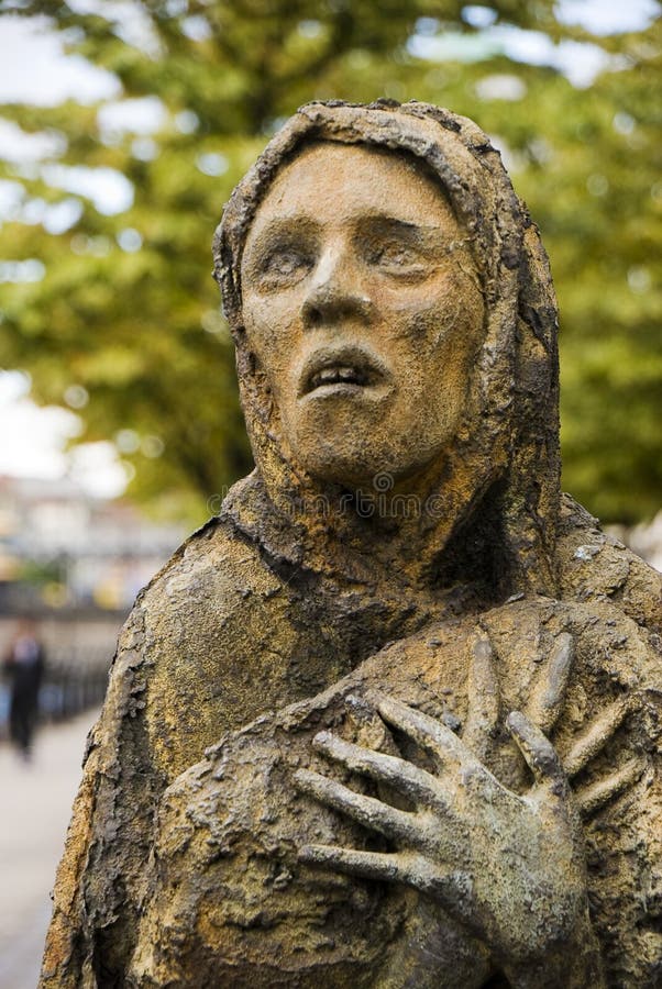 Les statues de famine photographie éditorial. Image du gillespie