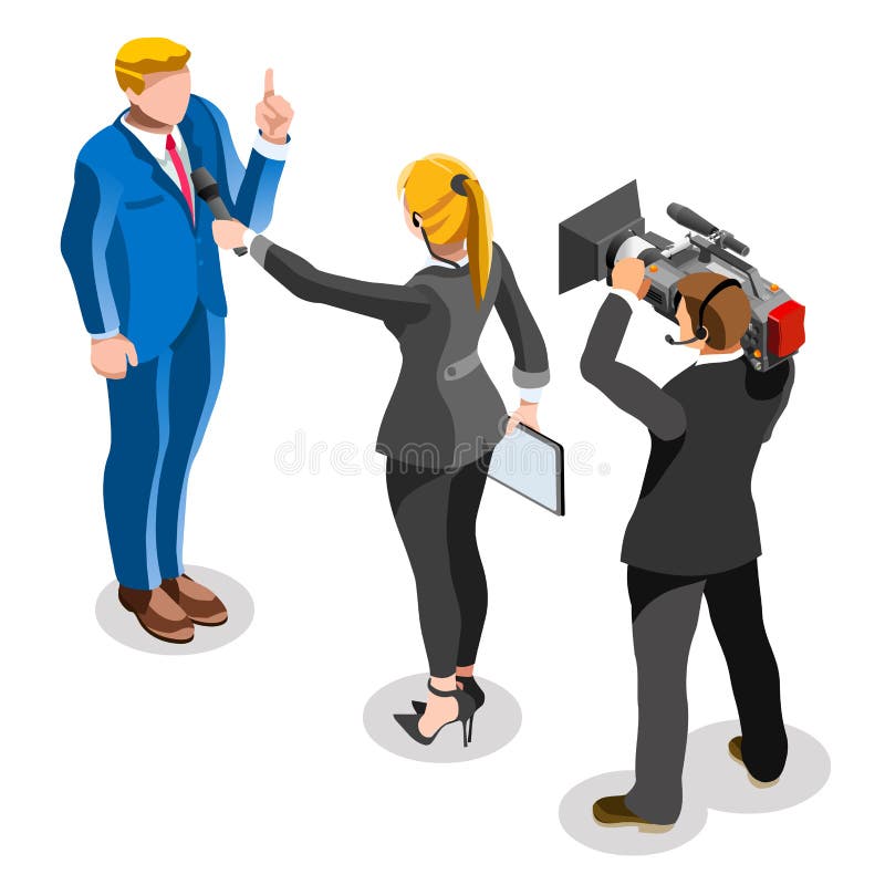 Le notizie Infographic di elezione il più tardi riuniscono la gente isometrica di vettore illustrazione di stock Le notizie Infographic di elezione il più tardi riuniscono la gente isometrica di vettore illustrazione di stock
