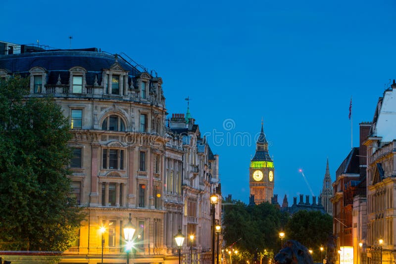 Le palais de Westminster Big Ben la nuit, Londres, Angleterre, R-U photographie stock Le palais de Westminster Big Ben la nuit, Londres, Angleterre, R-U photographie stock