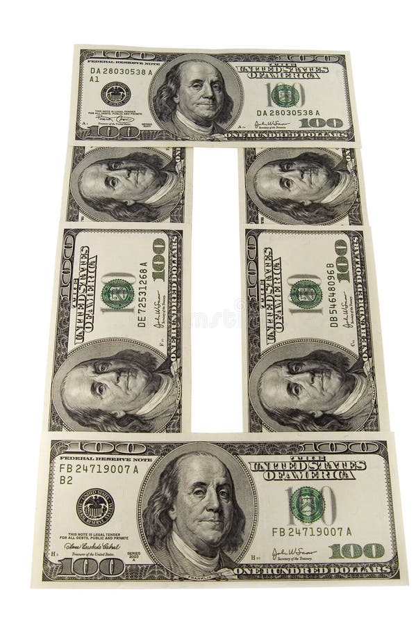 L'argent en papier images libres de droits