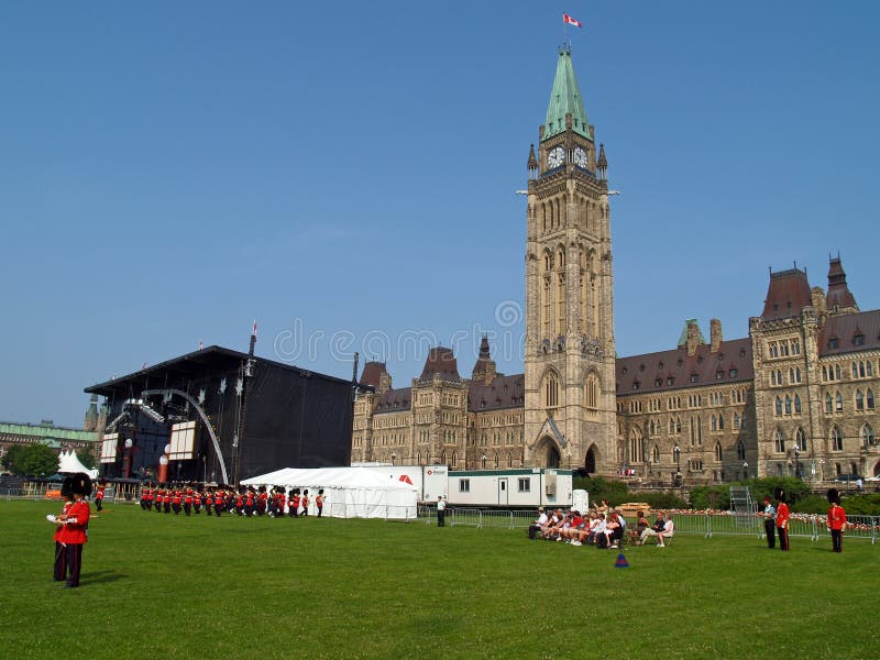 Le parlement canadien à Ottawa photo stock Le parlement canadien à Ottawa photo stock