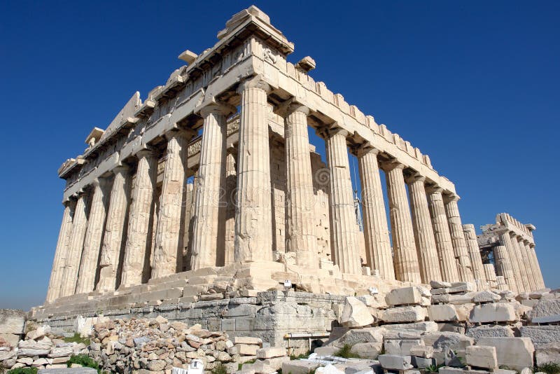 The Parthenon in the Akropolis, Athens. The Parthenon in the Akropolis, Athens.