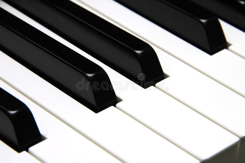 Le piano introduit le plan rapproché photographie stock libre de droits Le piano introduit le plan rapproché photographie stock libre de droits