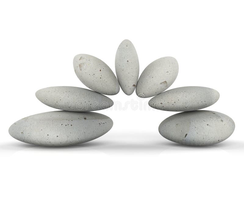 Le pietre della stazione termale indica il valore uguale ed equilibrate illustrazione vettoriale Le pietre della stazione termale indica il valore uguale ed equilibrate illustrazione vettoriale