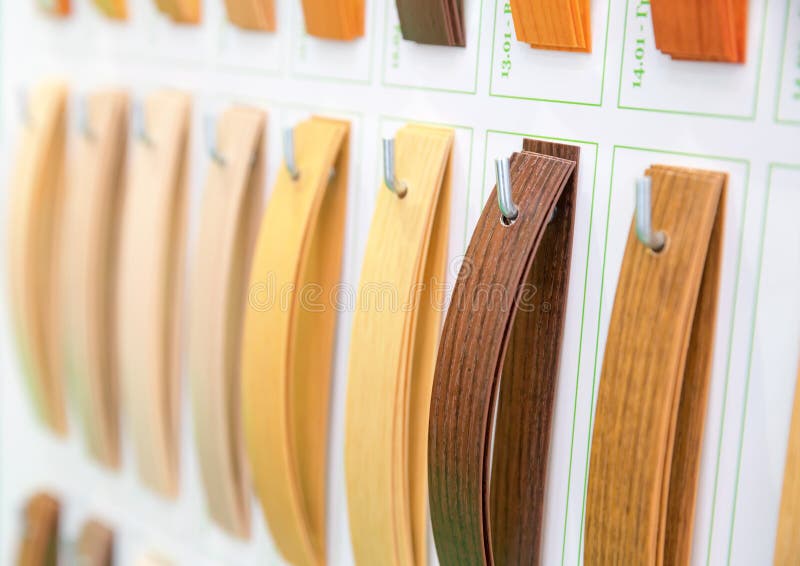 Le placage en bois prélève le plan rapproché de palette photos libres de droits Le placage en bois prélève le plan rapproché de palette photos libres de droits