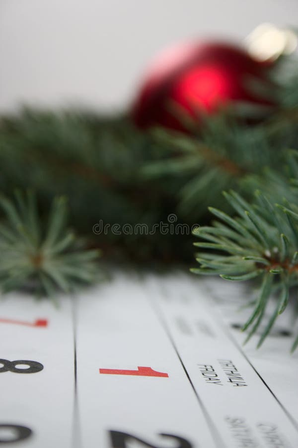 Le premier d'un calendrier images libres de droits Le premier d'un calendrier images libres de droits