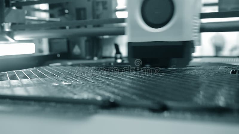Le processus d'impression imprimante 3d imprimante 3d objet d'impression à partir de plastique moulé banque de vidéos