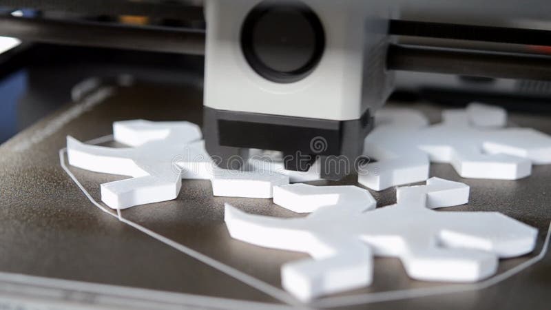 Le processus d'impression imprimante 3d imprimante 3d objet d'impression à partir de plastique moulé banque de vidéos