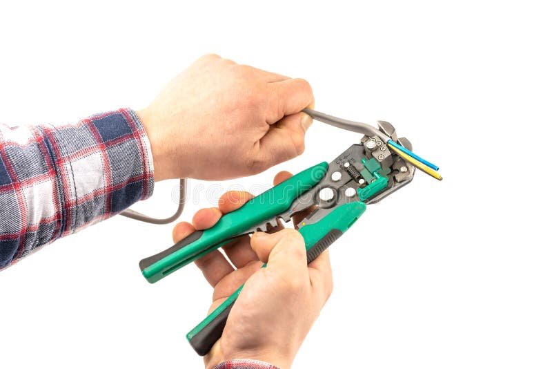 Pinces De Service 4 En 1 Pour Câbles - Coupe, Dénude, Saisit, Torsade - Pour Fils 12-20 AWG