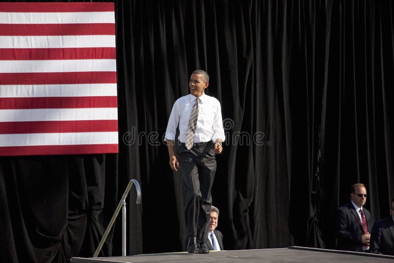 President Barack Obama appears at Presidential Campaign Rally, November 1, 2012, at Cheyenne Sports Complex, North Las Vegas, Nevada. President Barack Obama appears at Presidential Campaign Rally, November 1, 2012, at Cheyenne Sports Complex, North Las Vegas, Nevada