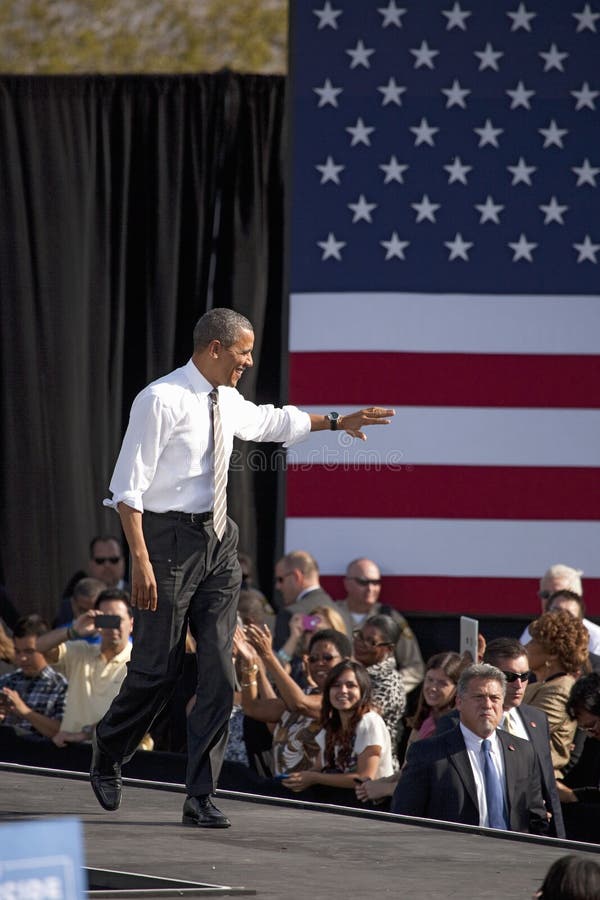 President Barack Obama appears at Presidential Campaign Rally, November 1, 2012, at Cheyenne Sports Complex, North Las Vegas, Nevada. President Barack Obama appears at Presidential Campaign Rally, November 1, 2012, at Cheyenne Sports Complex, North Las Vegas, Nevada