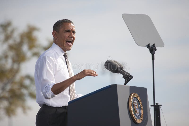 President Barack Obama appears at Presidential Campaign Rally, November 1, 2012, at Cheyenne Sports Complex, North Las Vegas, Nevada. President Barack Obama appears at Presidential Campaign Rally, November 1, 2012, at Cheyenne Sports Complex, North Las Vegas, Nevada