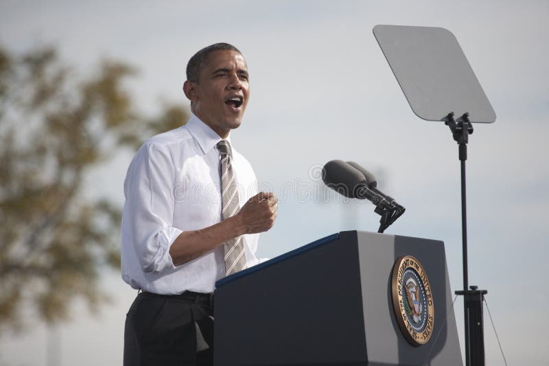 President Barack Obama appears at Presidential Campaign Rally, November 1, 2012, at Cheyenne Sports Complex, North Las Vegas, Nevada. President Barack Obama appears at Presidential Campaign Rally, November 1, 2012, at Cheyenne Sports Complex, North Las Vegas, Nevada