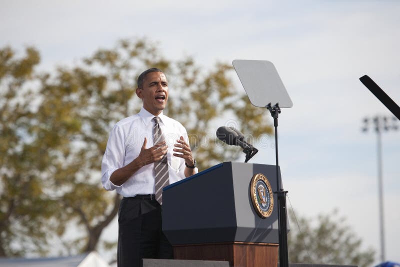 President Barack Obama appears at Presidential Campaign Rally, November 1, 2012, at Cheyenne Sports Complex, North Las Vegas, Nevada. President Barack Obama appears at Presidential Campaign Rally, November 1, 2012, at Cheyenne Sports Complex, North Las Vegas, Nevada