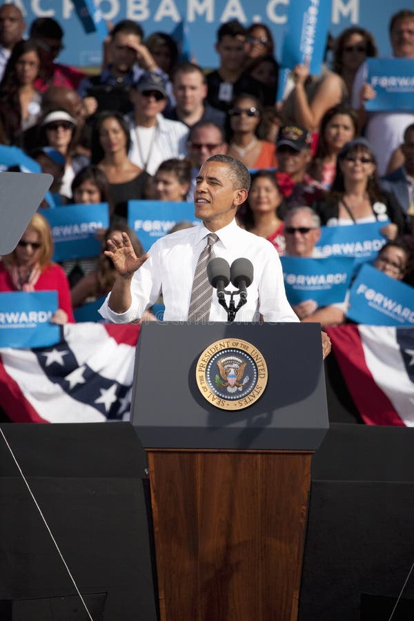 President Barack Obama appears at Presidential Campaign Rally, November 1, 2012, at Cheyenne Sports Complex, North Las Vegas, Nevada. President Barack Obama appears at Presidential Campaign Rally, November 1, 2012, at Cheyenne Sports Complex, North Las Vegas, Nevada