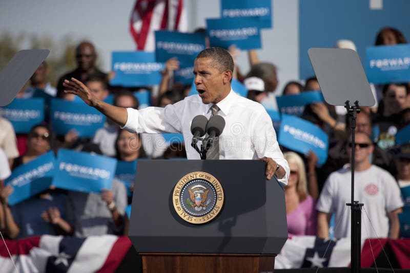 President Barack Obama appears at Presidential Campaign Rally, November 1, 2012, at Cheyenne Sports Complex, North Las Vegas, Nevada. President Barack Obama appears at Presidential Campaign Rally, November 1, 2012, at Cheyenne Sports Complex, North Las Vegas, Nevada