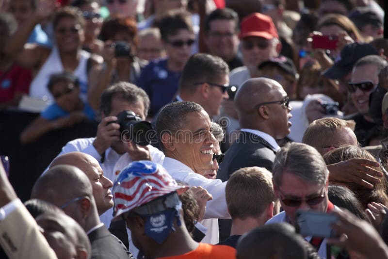 President Barack Obama appears at Presidential Campaign Rally, November 1, 2012, at Cheyenne Sports Complex, North Las Vegas, Nevada. President Barack Obama appears at Presidential Campaign Rally, November 1, 2012, at Cheyenne Sports Complex, North Las Vegas, Nevada