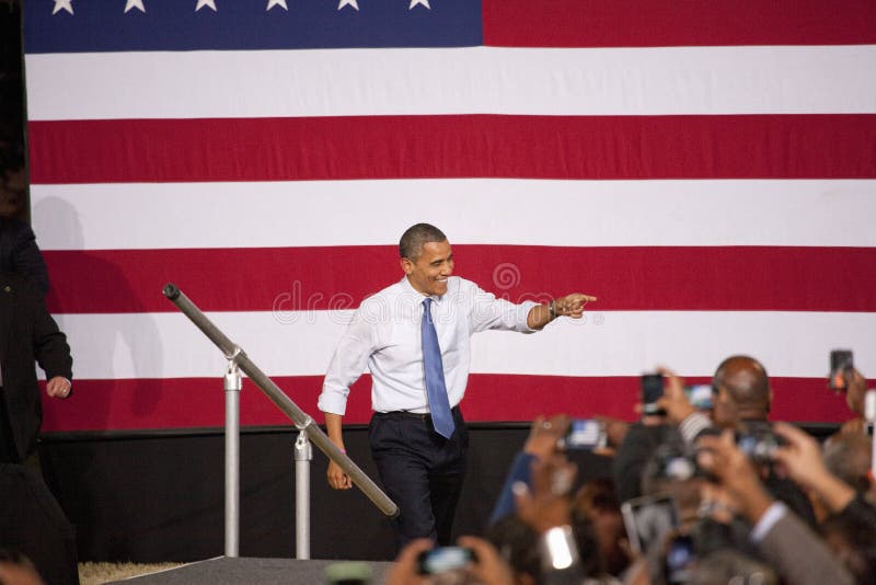 President Barack Obama at Presidential Campaign Rally, October 24, 2012, Doolittle Park, Las Vegas, Nevada. President Barack Obama at Presidential Campaign Rally, October 24, 2012, Doolittle Park, Las Vegas, Nevada